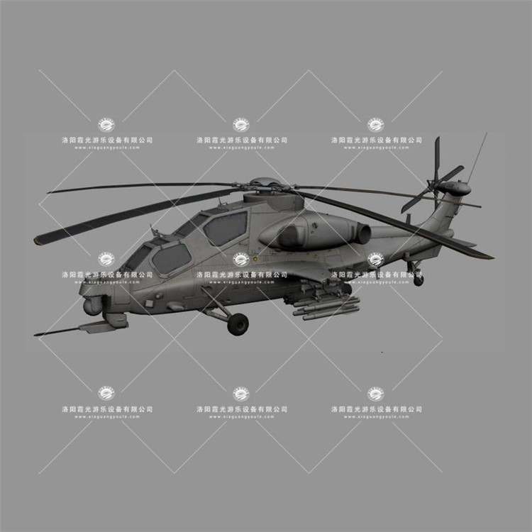 兴义武装直升机3D模型